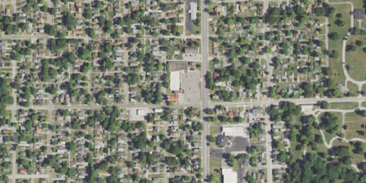 Aerial view of Schlarman Academy