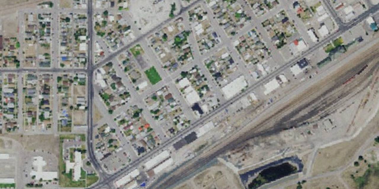 Aerial view of Butte Central Elementary School