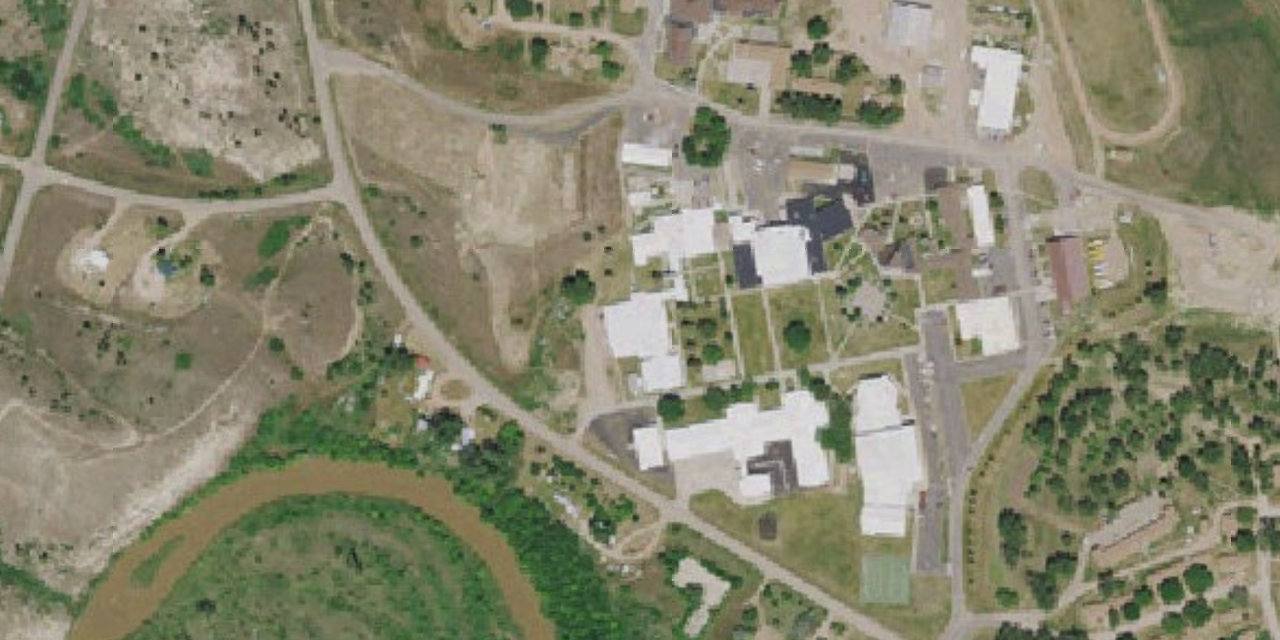 Vista aérea de St. Labre High School