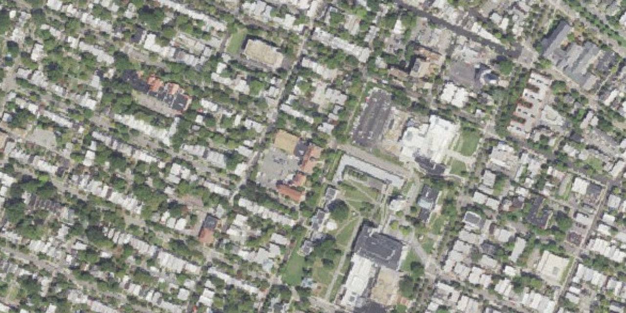 Aerial view of Cristo Rey Richmond High School
