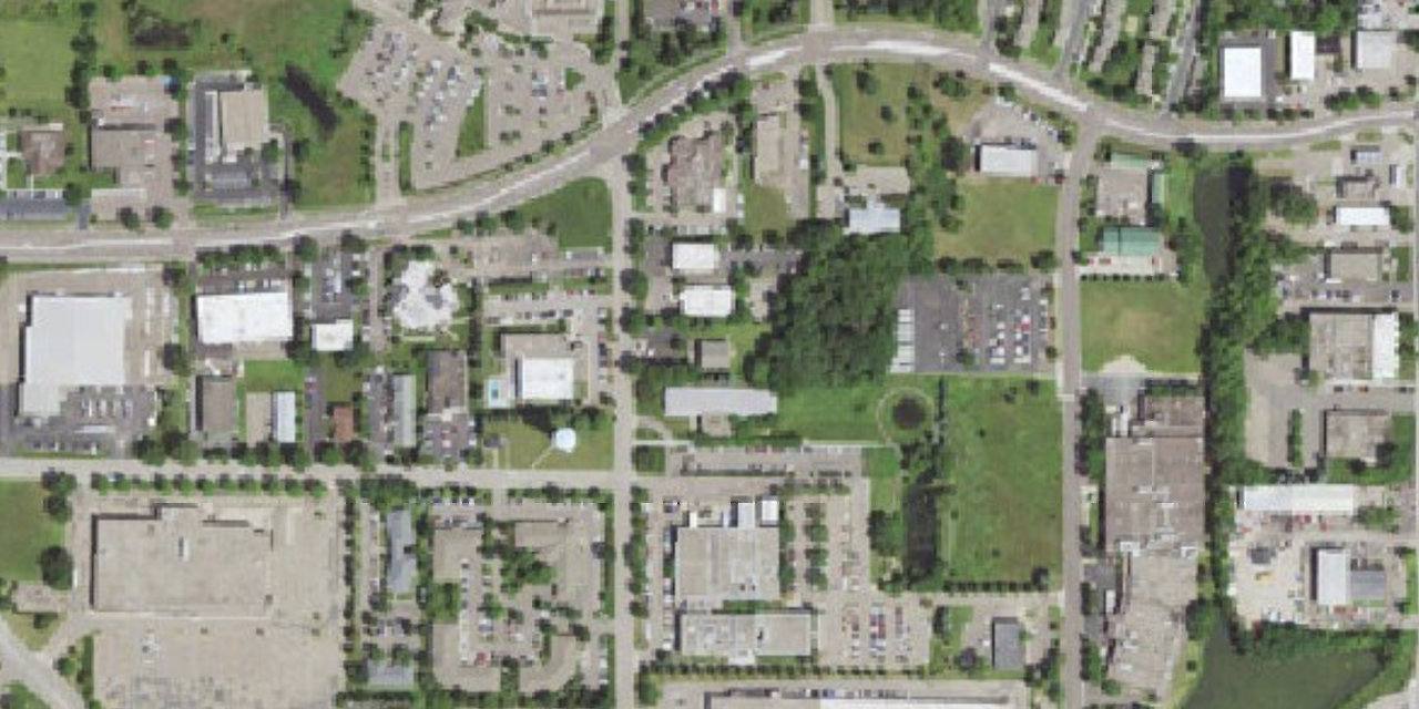 Aerial view of Chesterton Academy of the St. Croix Valley