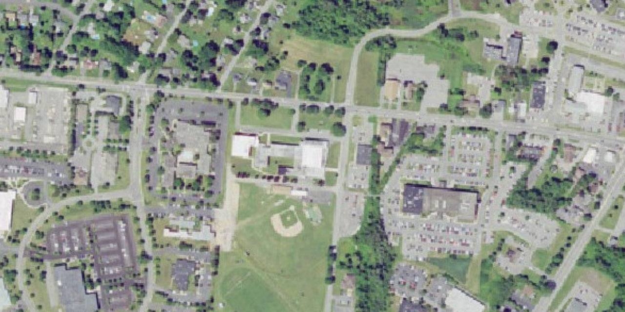 Aerial view of Notre Dame Junior/Senior High