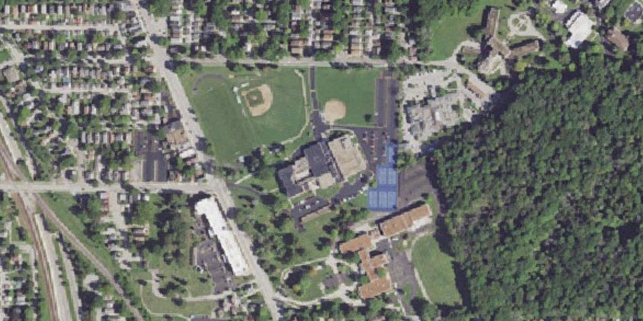 Aerial view of St. Thomas More High School