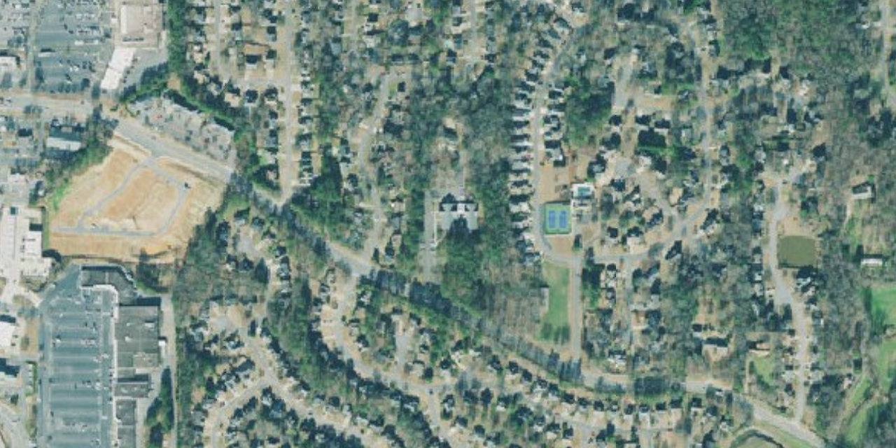 Aerial view of St. John the Baptist Hybrid School