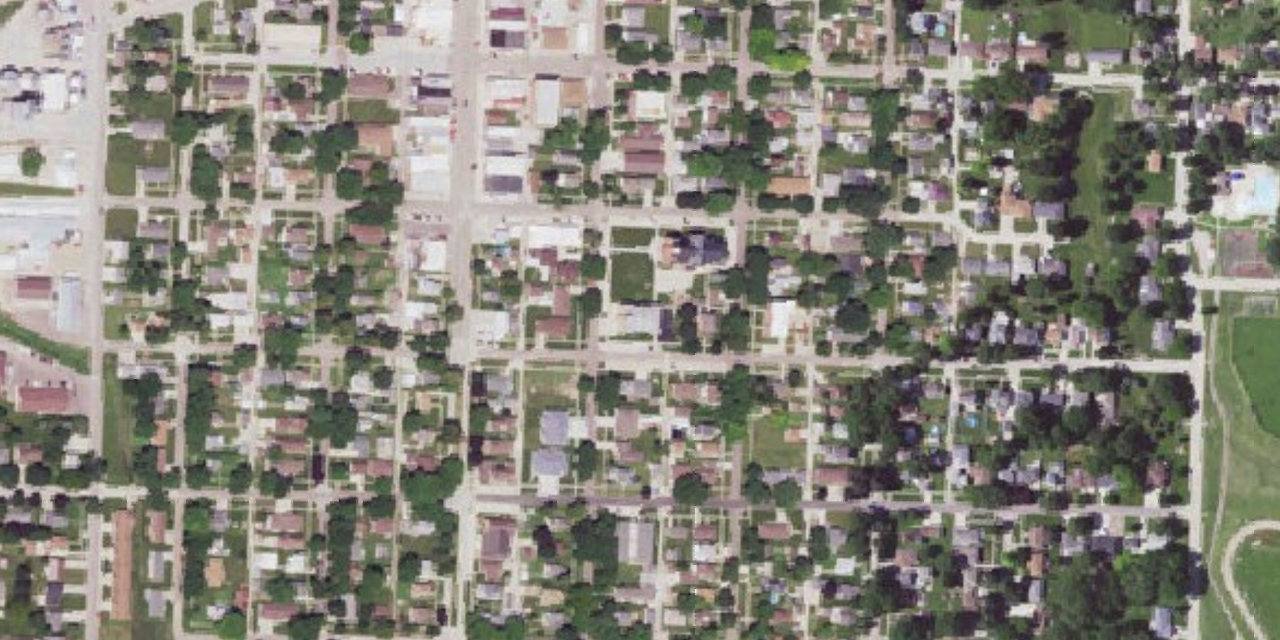 Vista aérea de St. Mary Elementary School