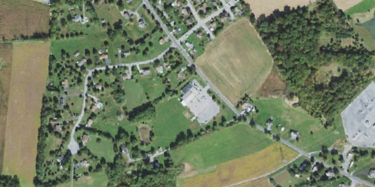 Aerial view of Our Lady of the Cross School
