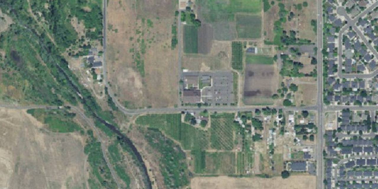 Aerial view of Chesterton Academy of the Rogue Valley