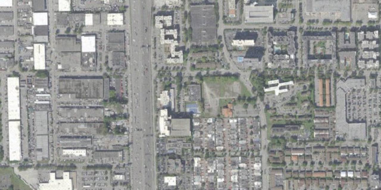 Aerial view of Our Lady of Charity School