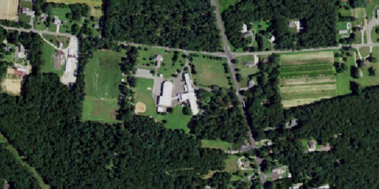 Aerial view of Our Lady of Mercy Academy