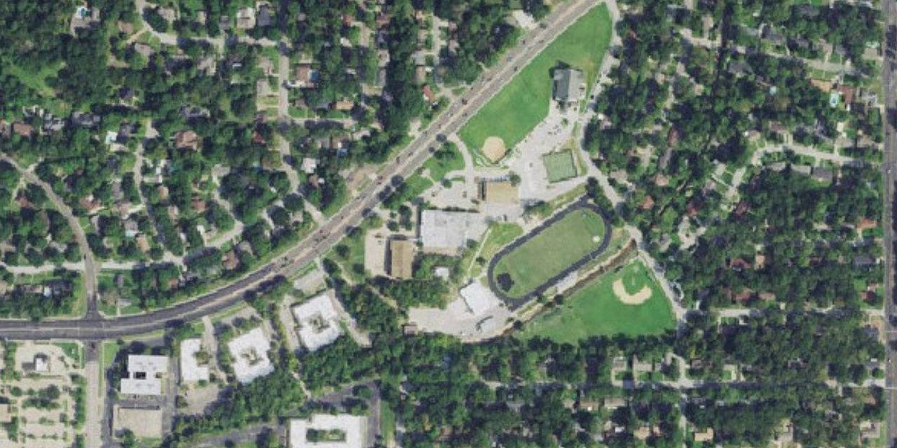 Aerial view of Bishop T.K. Gorman Catholic School