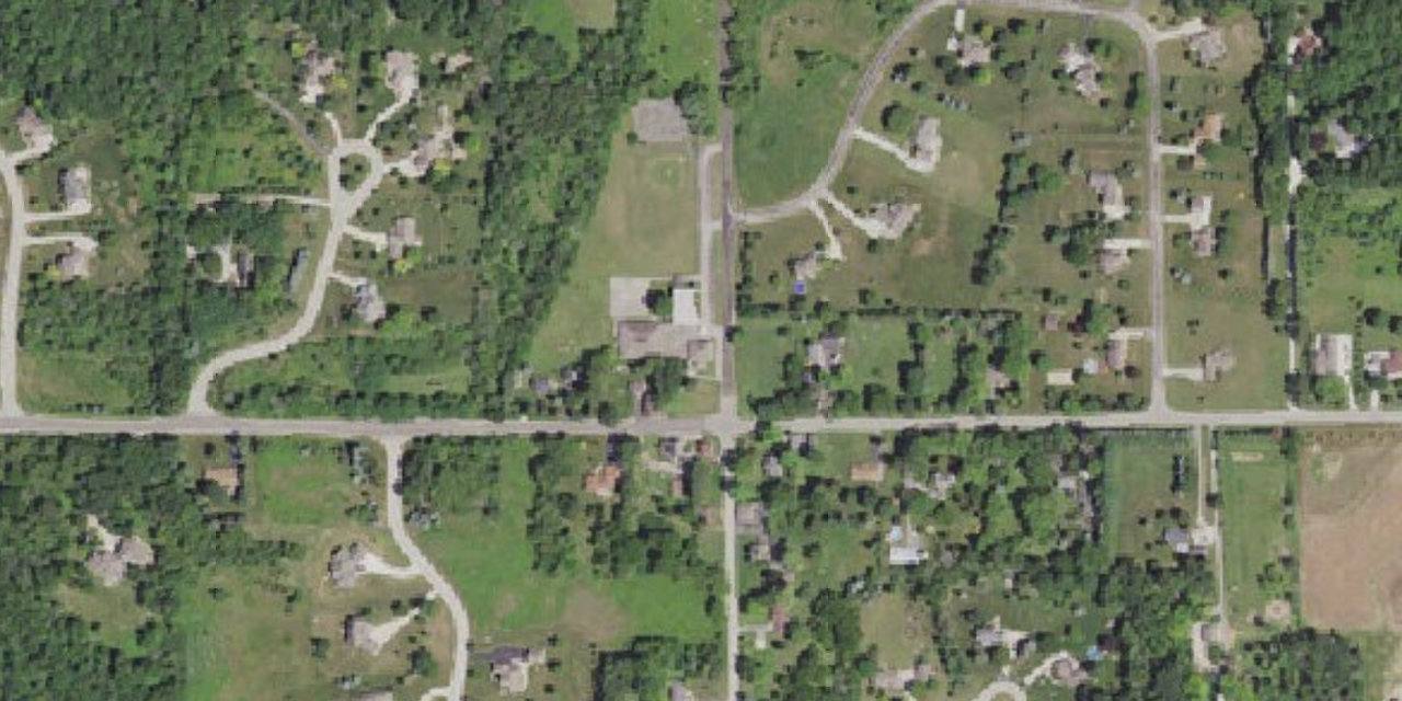 Aerial view of St. Augustine School