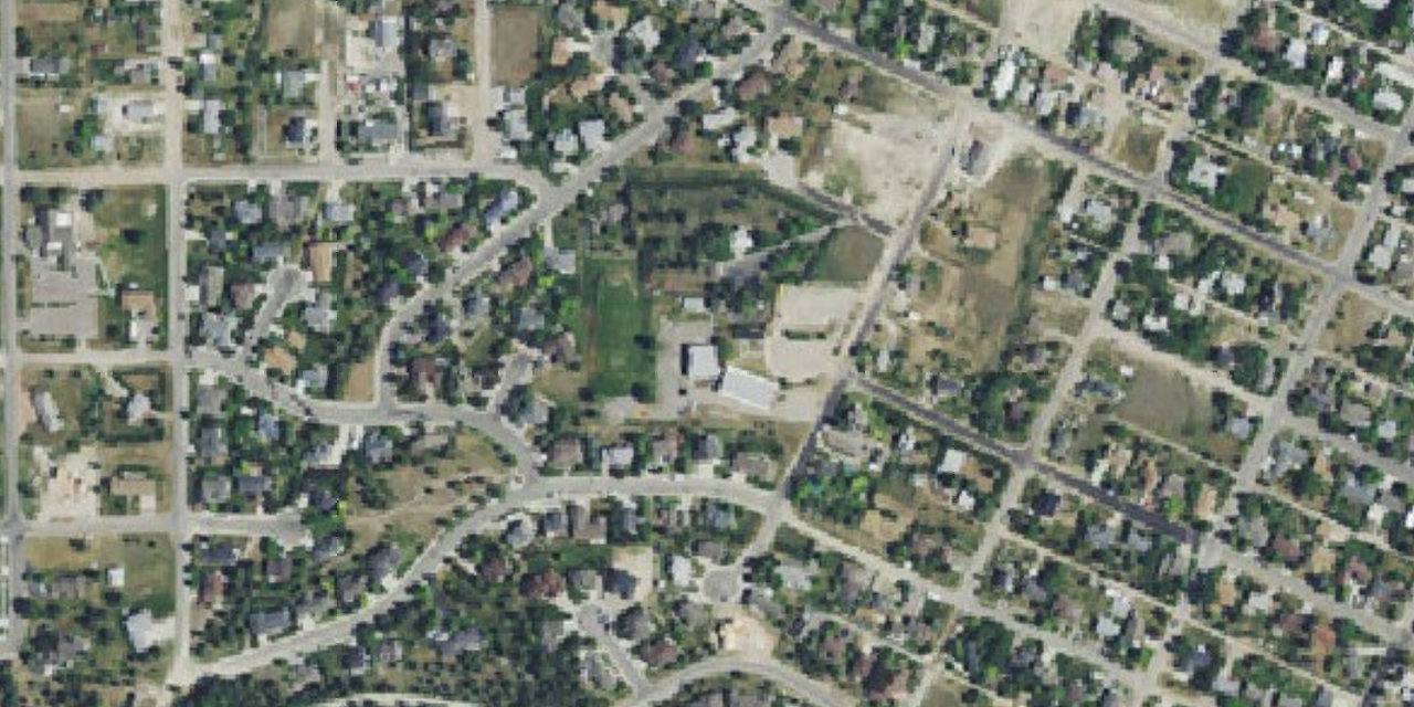 Aerial view of St. Andrew School