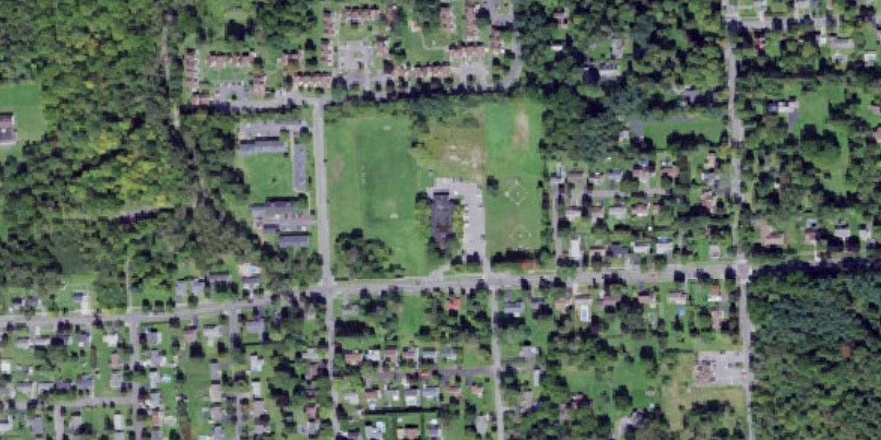 Vista aérea de Tyburn Academy of Mary Immaculate