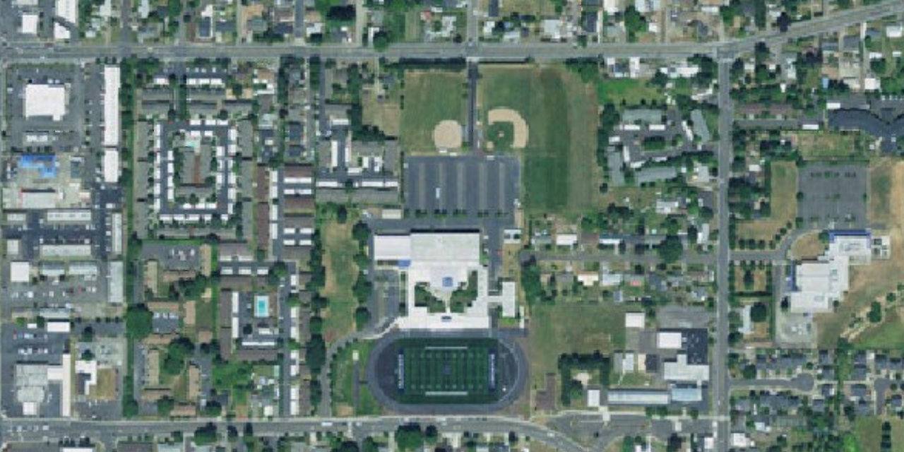 Vista aérea de Blanchet Catholic School
