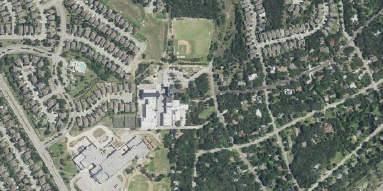 Aerial view of The Atonement Catholic Academy