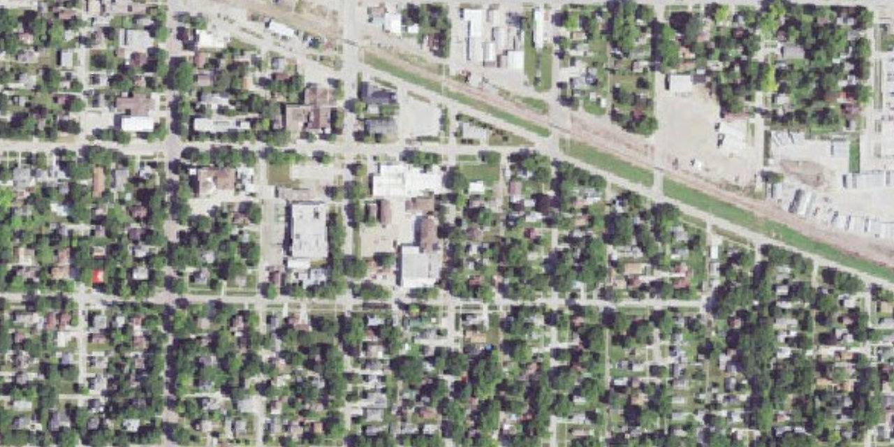 Aerial view of St. Mary's School