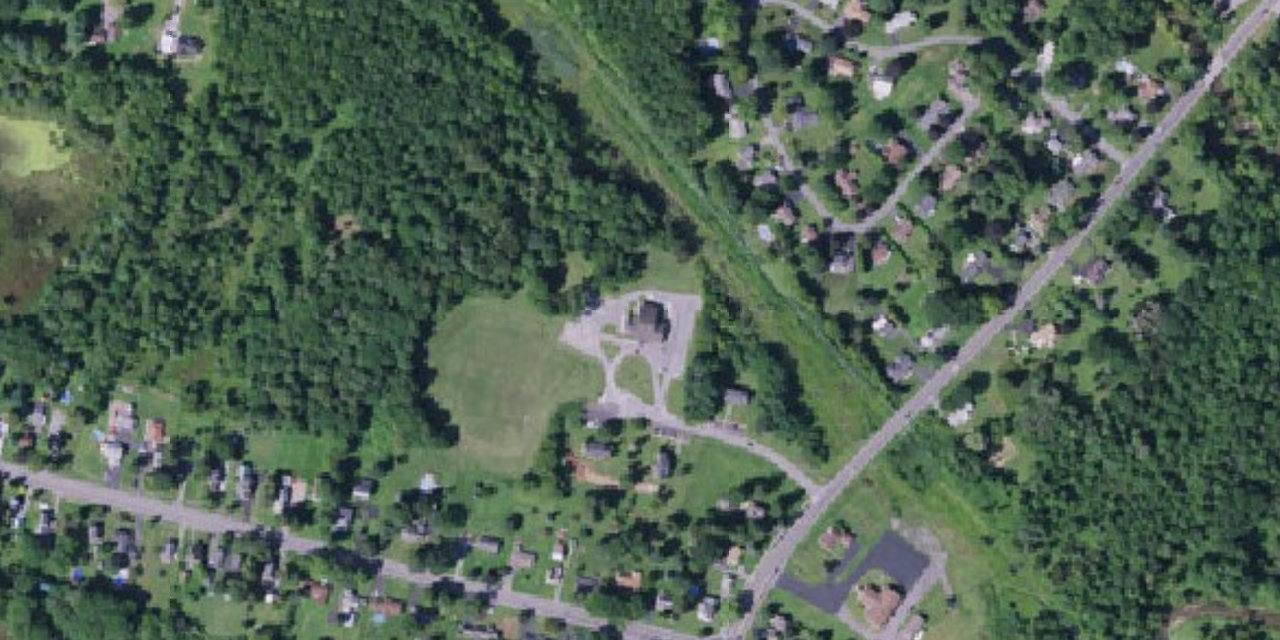 Aerial view of Holy Cross Academy