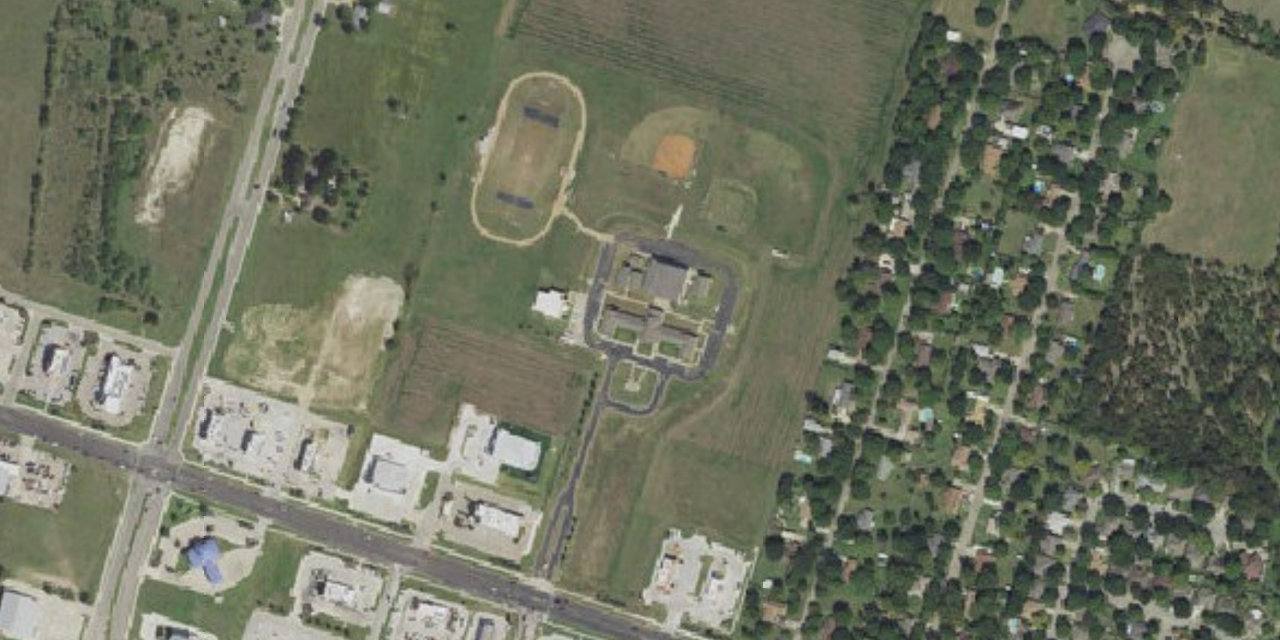 Aerial view of Holy Trinity Catholic High School