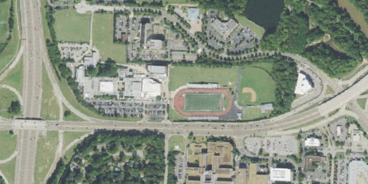 Aerial view of Christian Brothers High School