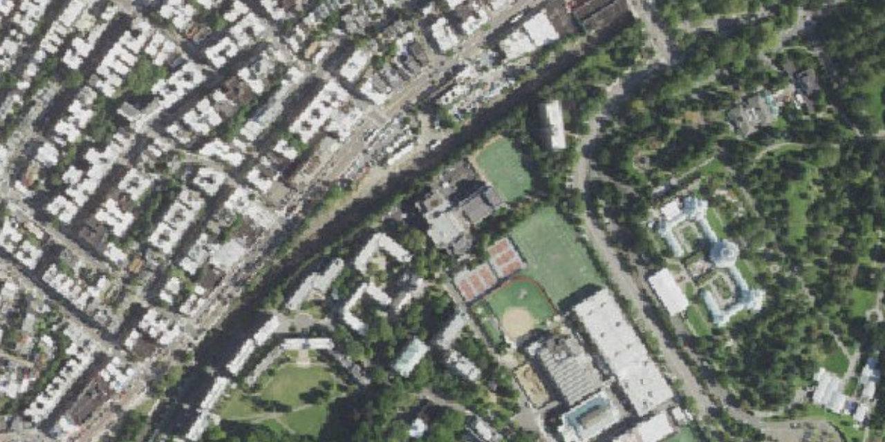 Aerial view of Fordham Preparatory School