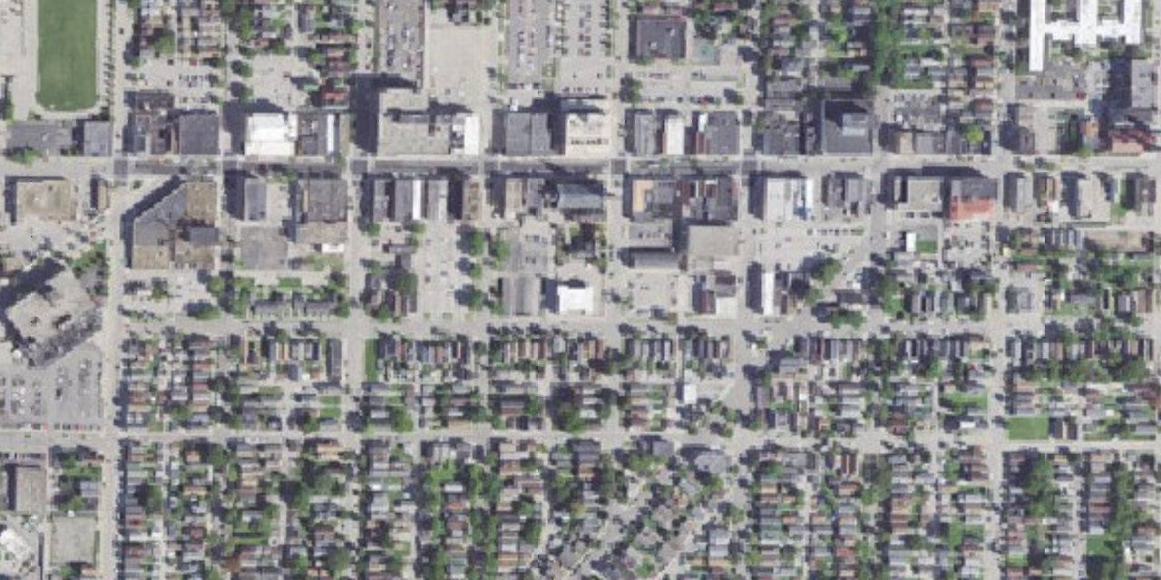 Aerial view of St. Anthony School
