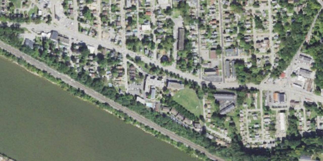 Aerial view of Nazareth Prep High School