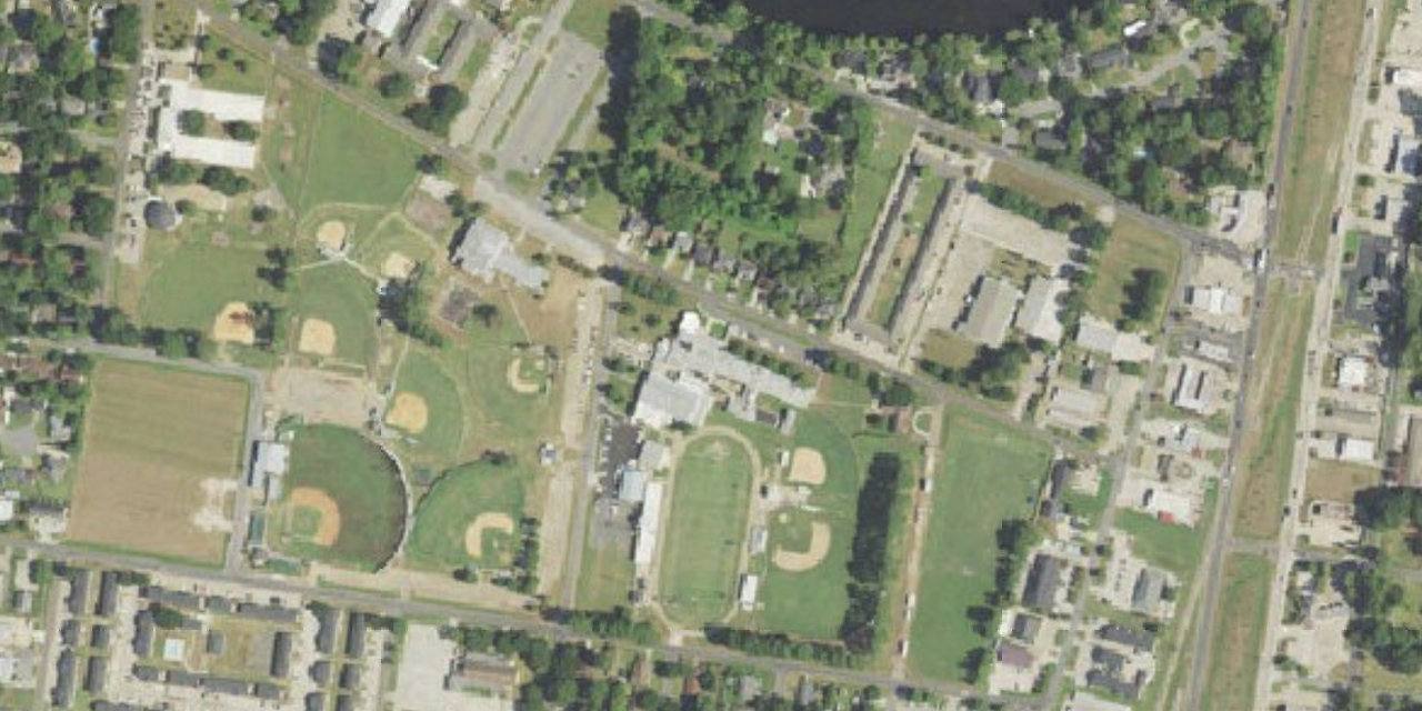 Aerial view of St. Frederick High School