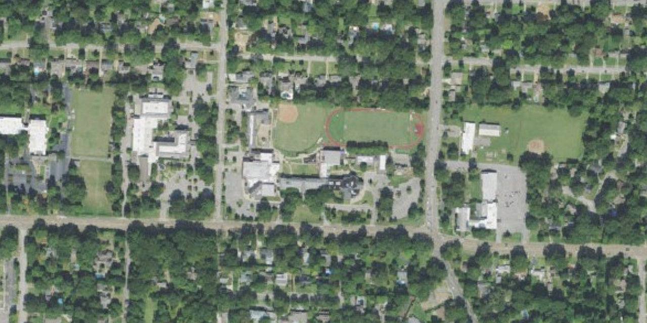 Vista aérea de St. Agnes Academy-St. Dominic School